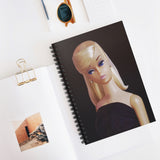Black Magic Barbie Spiral Notebook - Ruled Line