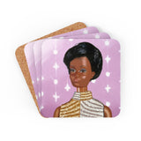 Christie Barbie Corkwood Coaster Set