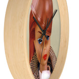 Riding in the Park Barbie Wall clock