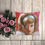 Gala Abend Barbie Spun Polyester Square Pillow