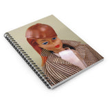 Riding in the Park Barbie Spiral Notebook - Ruled Line