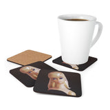 Black Magic Barbie Corkwood Coaster Set