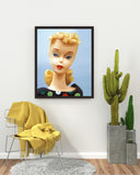 Apple Print Sheath Barbie Print on Paper