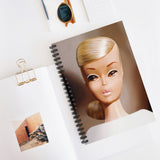 Platinum Swirl Barbie Spiral Notebook - Ruled Line