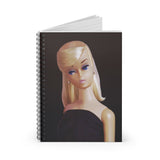 Black Magic Barbie Spiral Notebook - Ruled Line