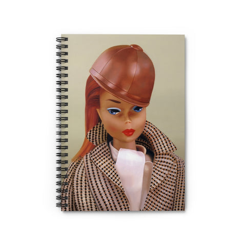 Riding in the Park Barbie Spiral Notebook - Ruled Line
