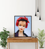 Commuter Set Barbie Print on Paper