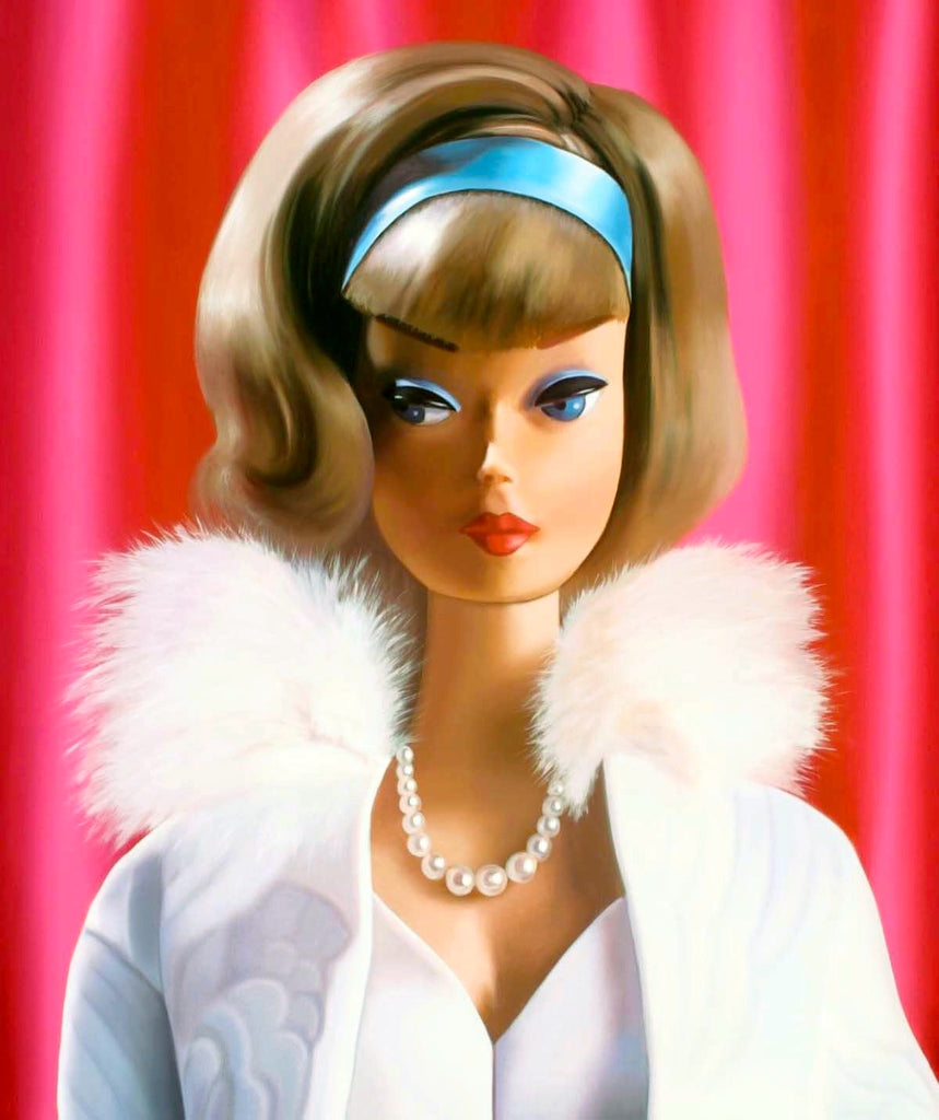 Barbie Gets A Makeover -New Website Features Realistic Oil Paintings of Vintage Barbie by Artist Judy Ragagli