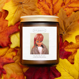 Riding in the Park Barbie Candle Amber Jar 9 oz.