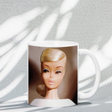 Platinum Swirl Barbie Ceramic Mug 11oz
