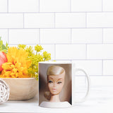 Platinum Swirl Barbie Ceramic Mug 11oz