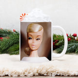 Platinum Swirl Barbie Ceramic Mug 11oz