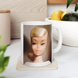 Platinum Swirl Barbie Ceramic Mug 11oz