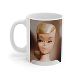 Platinum Swirl Barbie Ceramic Mug 11oz