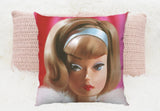 Gala Abend Barbie Spun Polyester Square Pillow