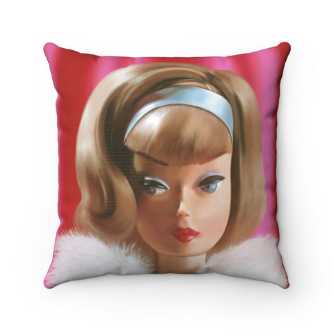 Gala Abend Barbie Spun Polyester Square Pillow