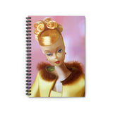 Golden Glory Barbie Spiral Notebook